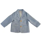 Boys Baby Little Boys Blue Child Soft Loose Classic Comfortable Formal Kids Suit Coat
