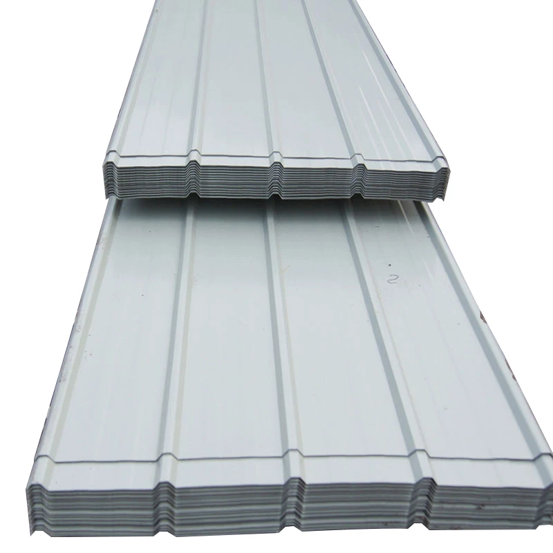 ROOF CLADDING ANTHRACITE POLYESTER COATED CORRUGATED STEEL ROOFING SHEETS 