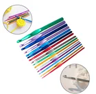 Needles Wholesale Manufacturers Multicolour Aluminum Crochet Hook Knitting Needles Crochet Hooks Hook Set