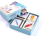 Black White Flash Card Baby Stimulus Cards Large English Black White Baby Visual Stimulus Flash Card