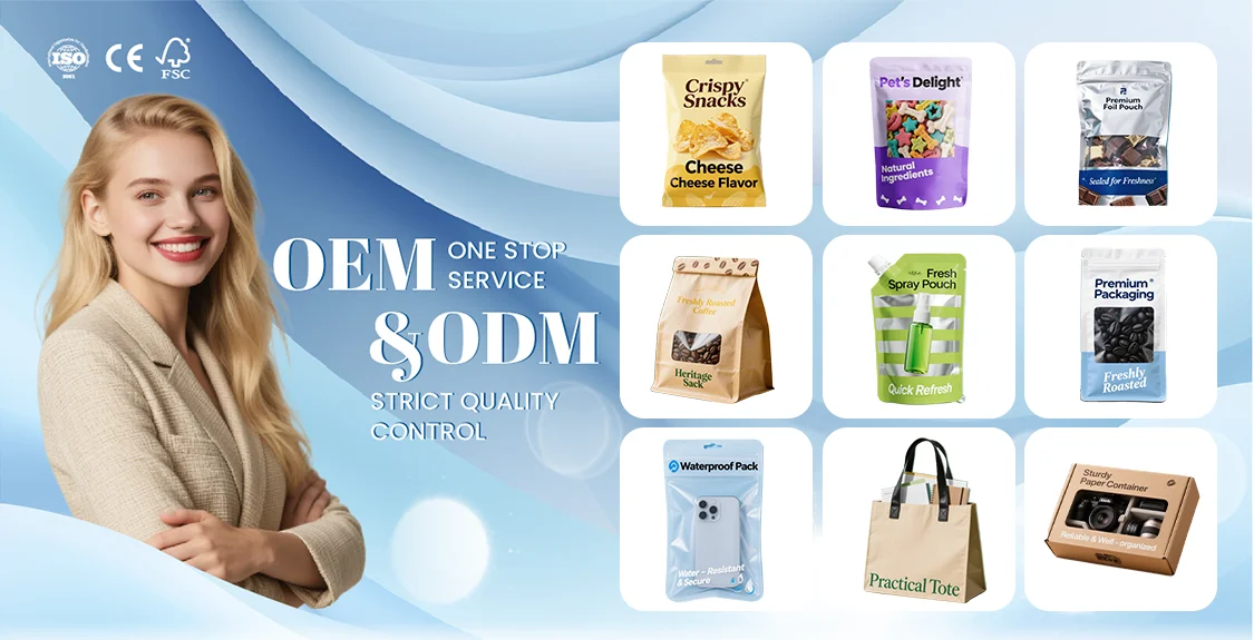 product environmentally friendly heat recyclable custom zipper bag plastic food bag food packaging bag protein powder bag-1