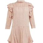 Ethnic 2021 Autumn Casual Dress High-quality Floral Embroidery Cotton Ethnic Dress