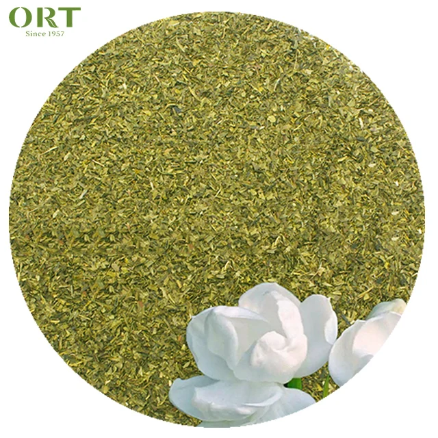 Jasmine Flavor Green tea pieces-