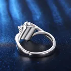 Ring Silver Couple Rings Rings Adjustable Ring Silver Flower Design Wedding Engagement Couple Silver Rings