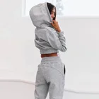 Hoodies Women Cropped Womens Hoodies Custom Casual Clothing Streetwear Crop Top Hoodies Wholesales Women Crop Hoodies