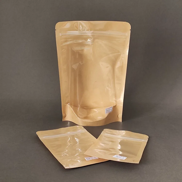 Wholesale Doypack Resealable Zip Lock Stand Up Tea Powder Dried Fruit