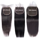 Hair FH Custom 20 Inch 13x4 Raw Hair Frontal Swiss Transparent HD Lace Frontal Closure With Bundles Human Hair