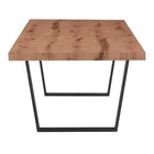 Table Dining Table Wood Modern Luxury Cheap Design Rectangular MDF Wood Dining Table With Metal Base