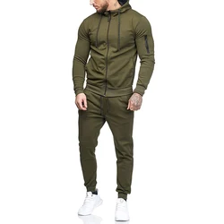 Customized Embroidery Training Wear Wholesale Mens Track Suit Plain Sweatsuit Sets