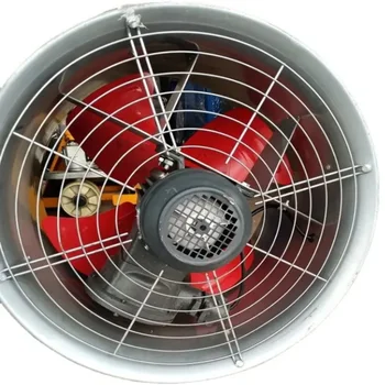 Factory Price Low Noise Manufacturer Bathroom Hotels Portable Exhaust Axial Flow Fire Fan Blade Low Pressure Fan