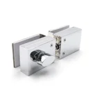 Glass Door Lock Sliding Glass Door Lock Zinc Alloy Keyless Sliding Glass Door Lock