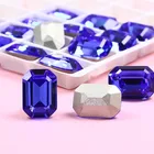 Peridot Octagon Crystal Fancy Stone Peridot Dark Color Loose Gemstone For Jewelry