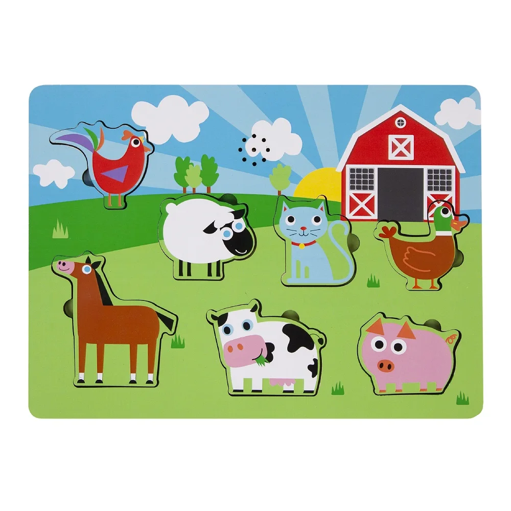 Montessori Early Educational Toys Farm Animal Learning Sound Puzzles Puzzle  Kids - Buy Puzzles Puzzle,Puzzles Kids,Learning Puzzle Product on  