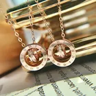Jewelry 18k Necklace Women Pretty Woman Fashion Diamond Necklace Jewelry 18K Gold Roman Numeral Necklace