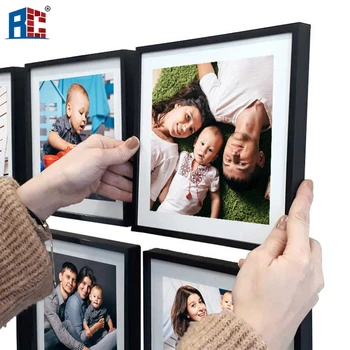 Wholesale Plastic Family 11X14 Wall Frame Picture Christmas Baby Small Collage Photo Frame Set 8X8 Photoframe