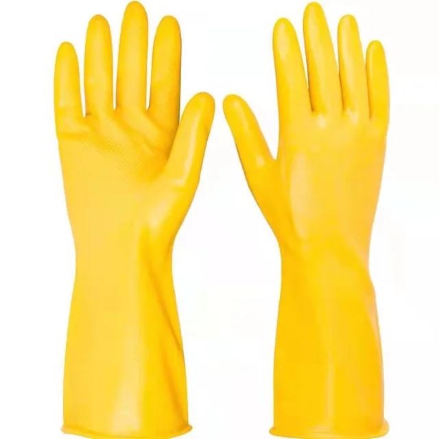 Wholesale Prices Kitchen Cleaning Dish Washing Latex Rubber Nitrile Household Gloves