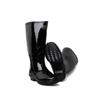Black Slip Shoes Safety Boot Rubber 3539 Wellington Rain Boots Black Non Slip Rubber Clogs Shoes