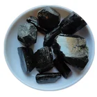 Natural Black Tourmaline Tumbled Stones Price Stone Tourmaline Rough Black Tourmaline Gravel Stone