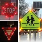 Led Traffic Signs Factory Triangle Led AC Solar Powered 30'' Traffic Yield Sign