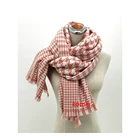 Wool Scarf Factory Supply Pink 100% Wool Soft/Warm Oversized Wool Scarf For Autumn And Winter