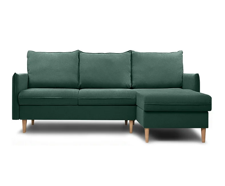 Modern Green Fabric Corner Sofa Bed Stylish Living Room Furniture - Buy