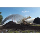 Xuzhou LF Steel Ball Bolted Node Dome Coal Storage Warehouse