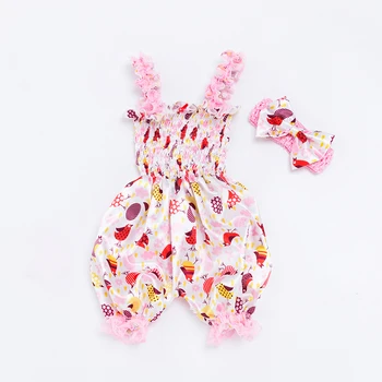 Fashion Summer Design Little Baby Girls Boutique Valentine's Day 2 Piece Outfits