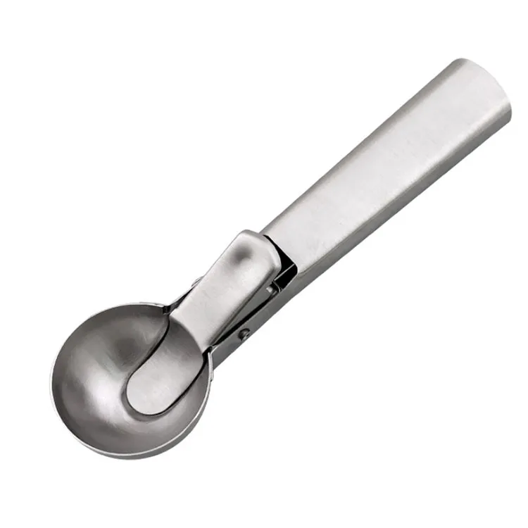 Durable Cookie Scoop Small Stainless Steel Ice Cream Spoon with Trigger Ice Cream Scooper