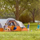 People Family Factory Sell Wormhole Airpole 2-8 People Tent For Family Team Large Waterproof Camping Tent