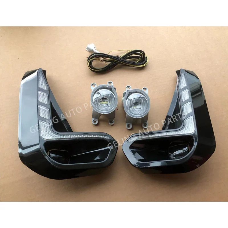 Auto Body Kits Drl Led Daytime Running Lights Fog Lamp Turn Signal