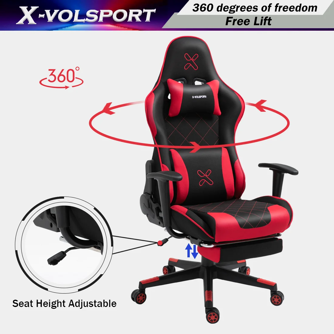 Seat Adjustable Gaming Chairs-Wholesale, Supplier, Manufacturer Gaming Chairs in China