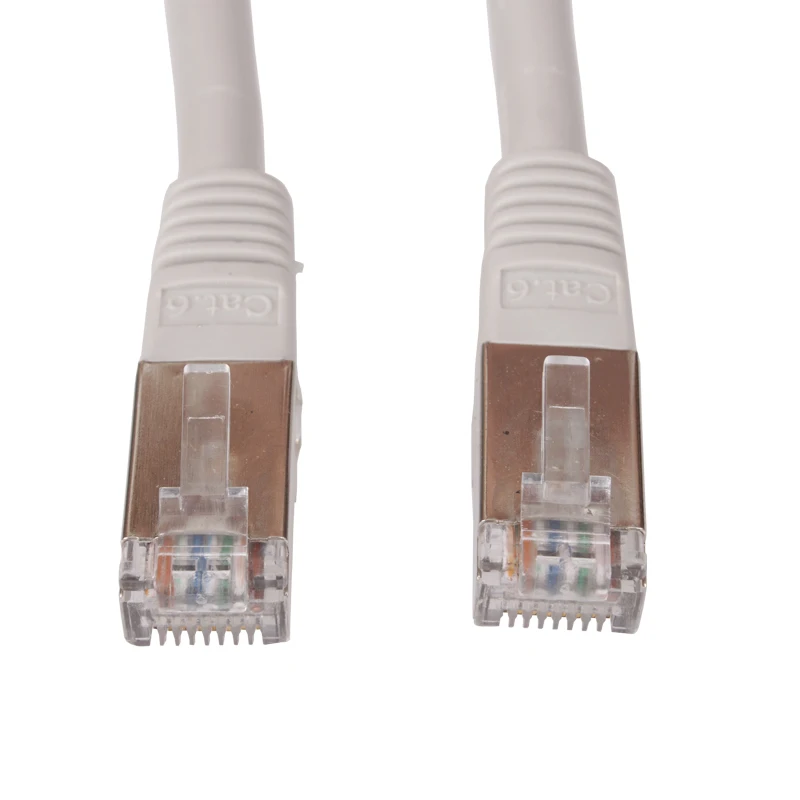 10 pièces Câble d'ordinateur CAT.6 Lan Ethernet Câble de raccordement réseau Gigabit Cat 6 1000 Mbit s Prise RJ45 Câble réseau Cat6 1m noir 