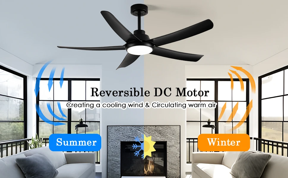Ceiling Fan, ABS, Waterproof, BLDC, LED - detail 8