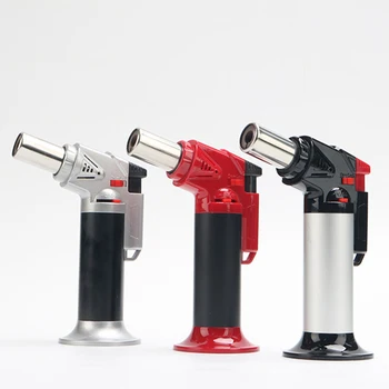 wholesale butane gas lighter torch adjustable flame refillable kitchen cooking torch Jet Torch Lighter No gas consignment