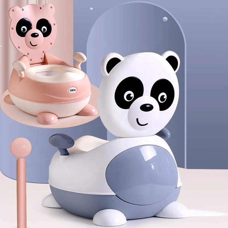 Panda Baby Potty Toilet Bowl Cute Cartoon Training Pan Toilet Seat Children  Bedpan Portable Comfortable Backrest Pot - Buy Baby Potty Toilet,Baby  Pot,Baby Potty Product on 