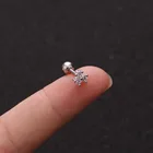 Piercings Ready To Ship Stainless Steel Silver Jewelry Crusher Piercings Cartilage Earrings