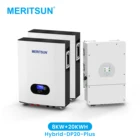Meritsun Power Wall Home Battery Supporting System Hybrid 8kw-20kwh LiFePO4 Battery