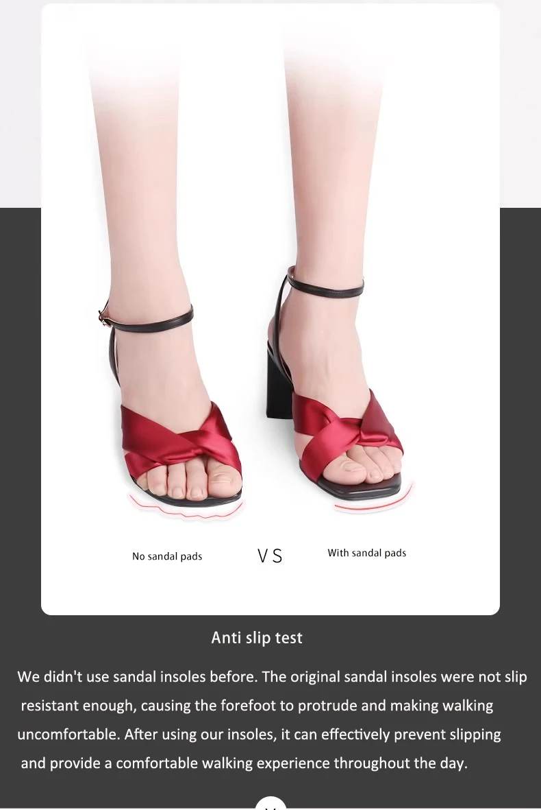 Summer Sandal Insoles Self Adhesive High Heel Pads Summer Sandal Insoles Self Adhesive High Heel Pads