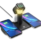 5 1 Charger New Multifunctional 15W Fast Charging Night Light 5 In 1 Wireless Charger