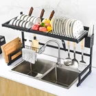 Rack Kitchen Rack 2021 Hot Selling Kitchen Rack Household Dish Drying Rack Stainless Steel Detachable Holders