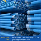 Underground Pipe Pipe Pvc Pipe 160mm 200mm Underground Upvc Pipe Price Plastic Pvc O Pipe Supplier