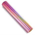 Korea The Film Rainbow Neon Pink Korea Quality Special Unique Pattern PU Flex Foil Heat Transfer Film