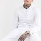 Sweat Suits New White Blank Tracksuits Custom Clothing Manufacturers Jogger Sweatsuits Unisex Sweat Suits Sets White