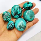 Wholesale Natural Smooth Charm Gemstone Free Shape Turquoise Tumble Stone For Jewelry Making