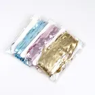 Wedding Party Wedding Gold Silver 1*2m Door Window Backdrops Wedding Birthday Party Foil Colorful Curtain