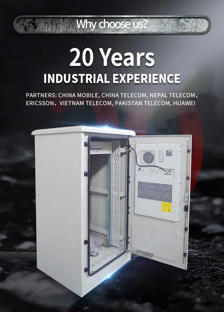 IP65 IP55 Weatherproof Enclosure Waterproof Outdoor Battery Cabinet With 19 Inch Battery Rack(图1)