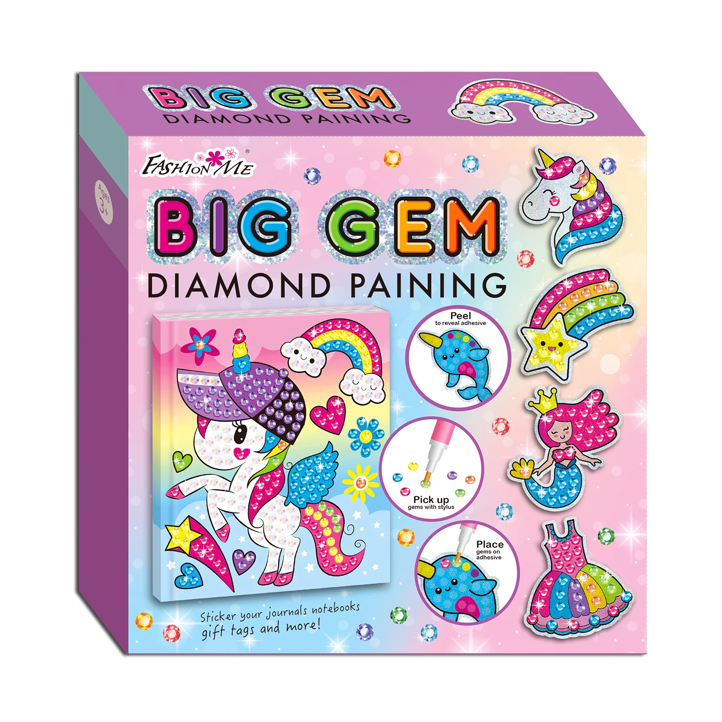 Creatividad Para Niños Gran Gema Diamante Pintura Kit Nuevo en Caja Envío Gratis! 