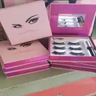 Eyelashes Missom Wholesaler 3d Silk Invisible Band Vegan Faux Mink Lashes Magnetic Eyelashes With Eyeliner Vendor