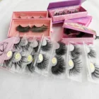 Eyelash Eyelashes 25mm Eyelash New Wholesale Color 3d Mink Eyelash 25mm Eyelashes Rhinestone Eyelash Packaging Box Venders