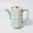 Tea High Capacity Household Hand Painted Gloss Candy Color British Afternoon Tea Ceramic Tea Pot